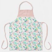 Blumenmuster Schürze (Vorderseite)