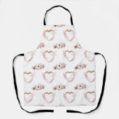 Blumenmuster Schürze (Vorderseite)