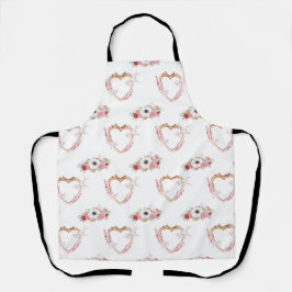 Blumenmuster Schürze