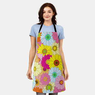 Blumenmuster Schürze