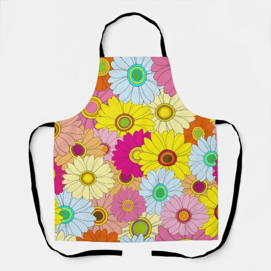 Blumenmuster Schürze (Vorderseite)