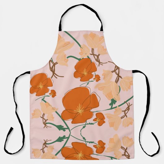 Blumenmuster Schürze (Vorderseite)