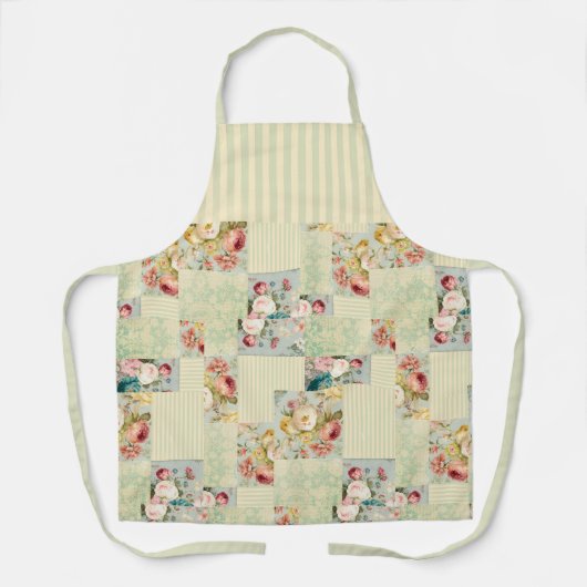 Blumenmuster Schürze (Vorderseite)