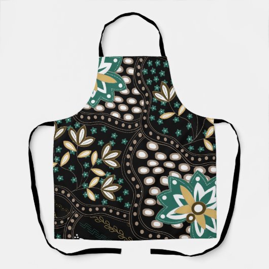 Blumenmuster Schürze (Vorderseite)