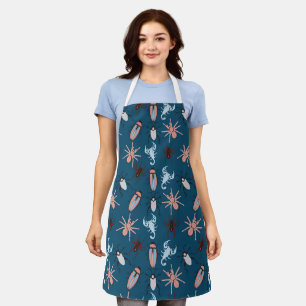 Blumenmuster Schürze