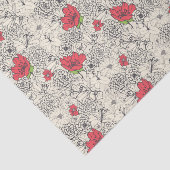 Blumenmuster Seidenpapier (Ausschnitt)