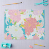Blumenmuster Seidenpapier (Basteln)