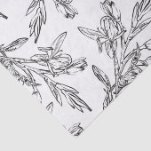 Blumenmuster Seidenpapier (Ausschnitt)