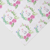 Blumenmuster Seidenpapier (Ausschnitt)