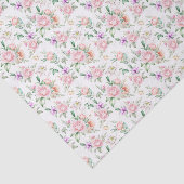 Blumenmuster Seidenpapier (Ausschnitt)