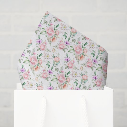 Blumenmuster Seidenpapier (Geschenktüte)