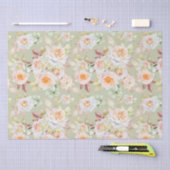 Blumenmuster Seidenpapier (Handwerk)