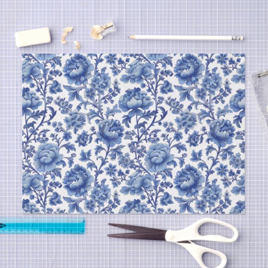 Blumenmuster Seidenpapier (Handwerk)