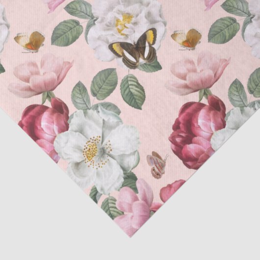 Blumenmuster Seidenpapier (Detail)