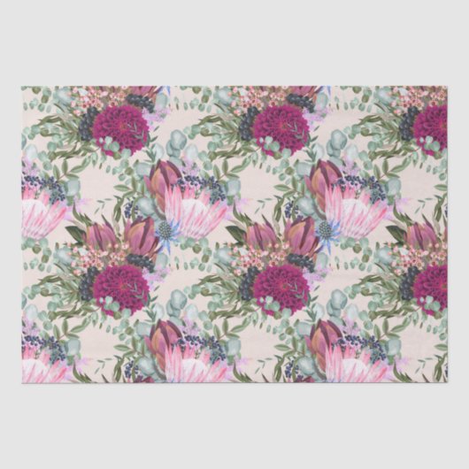 Blumenmuster-Seidenpapier Seidenpapier (Vorderseite)