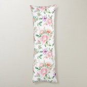 Blumenmuster Seitenschläferkissen (Rückseite (Vertikal))
