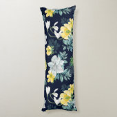 Blumenmuster Seitenschläferkissen (Rückseite (Vertikal))