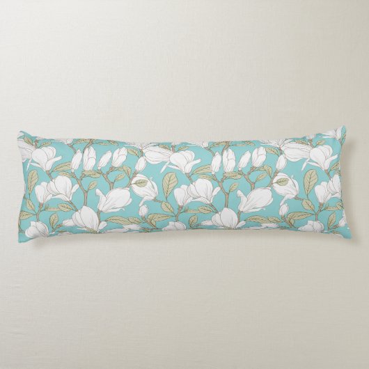 Blumenmuster Seitenschläferkissen (Rückseite)