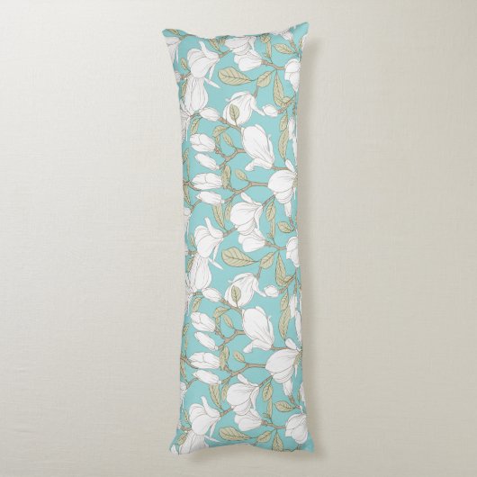 Blumenmuster Seitenschläferkissen (Rückseite (Vertikal))