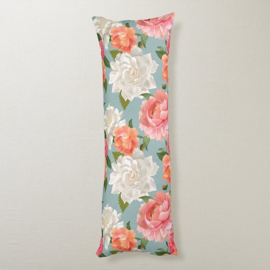 Blumenmuster Seitenschläferkissen (Rückseite (Vertikal))