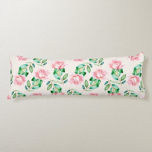 Blumenmuster Seitenschläferkissen (Vorderseite)