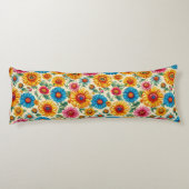 Blumenmuster Seitenschläferkissen (Rückseite)