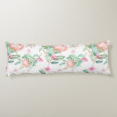 Blumenmuster Seitenschläferkissen (Rückseite)