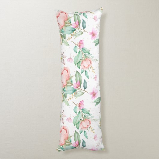 Blumenmuster Seitenschläferkissen (Rückseite (Vertikal))