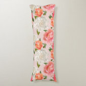Blumenmuster Seitenschläferkissen (Vorderseite Vertikal)