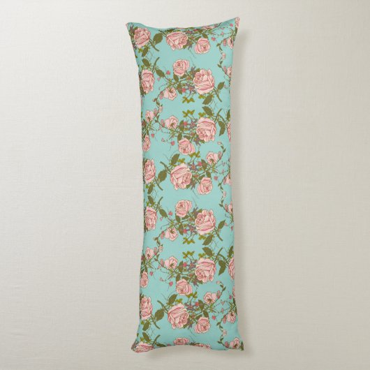 Blumenmuster Seitenschläferkissen (Rückseite (Vertikal))