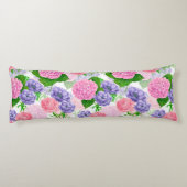 Blumenmuster Seitenschläferkissen (Rückseite)