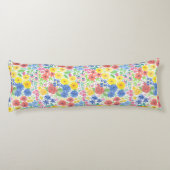 Blumenmuster Seitenschläferkissen (Rückseite)