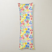 Blumenmuster Seitenschläferkissen (Rückseite (Vertikal))