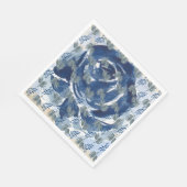 Blumenmuster Serviette (Ecke)