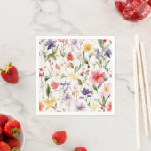 Blumenmuster Serviette (Beispiel)