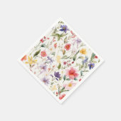 Blumenmuster Serviette (Ecke)