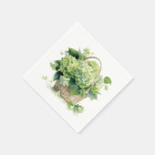 Blumenmuster serviette (Ecke)