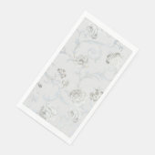 Blumenmuster Serviette (Ecke)