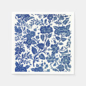 Blumenmuster Serviette (Vorderseite)