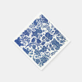 Blumenmuster Serviette (Ecke)