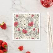 Blumenmuster Serviette (Beispiel)