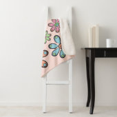 Blumenmuster Sherpa Blanket Sherpadecke (Beispiel)