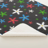 Blumenmuster Sherpadecke (3/4)