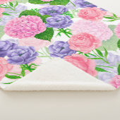 Blumenmuster Sherpadecke (3/4)