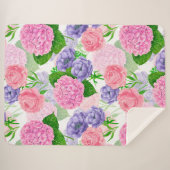 Blumenmuster Sherpadecke (Vorderseite (Horizontal))