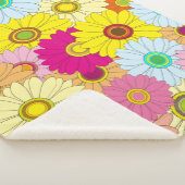 Blumenmuster Sherpadecke (3/4)