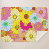 Blumenmuster Sherpadecke (Vorderseite (Horizontal))