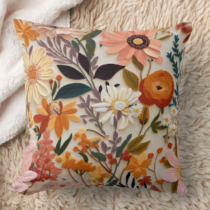 Blumenmuster Sitzkissen Kissen