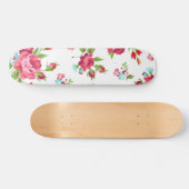 Blumenmuster Skateboard (Horizontal)
