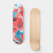Blumenmuster Skateboard (Vorderseite)